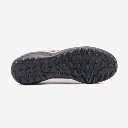 Chuteira Society Umbro Class Footballer [Cor: Preto E Vermelho - Tamanho: 41]